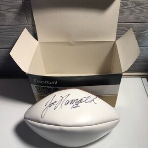 Joe Namath Hand Signed Wilson Football